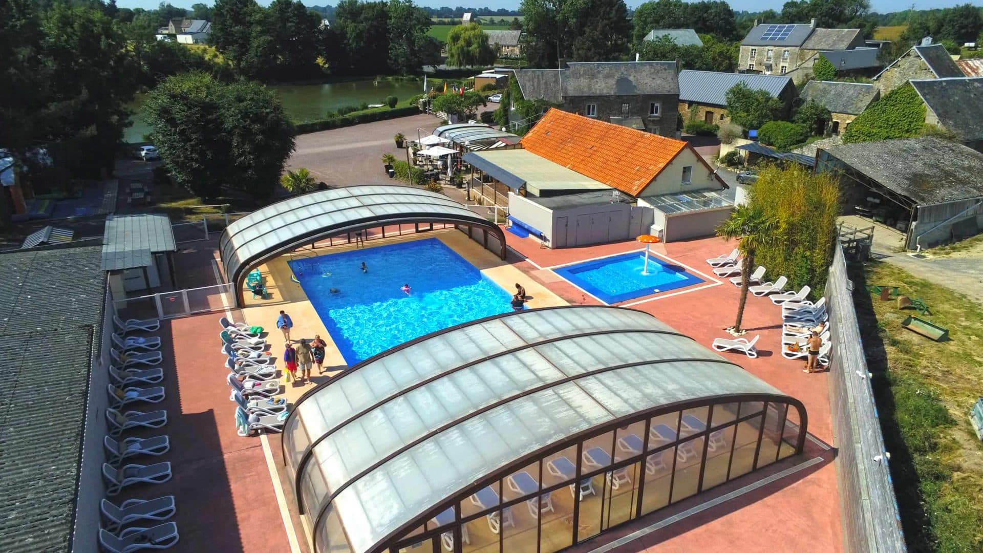 camping avec piscine chauffée deauville