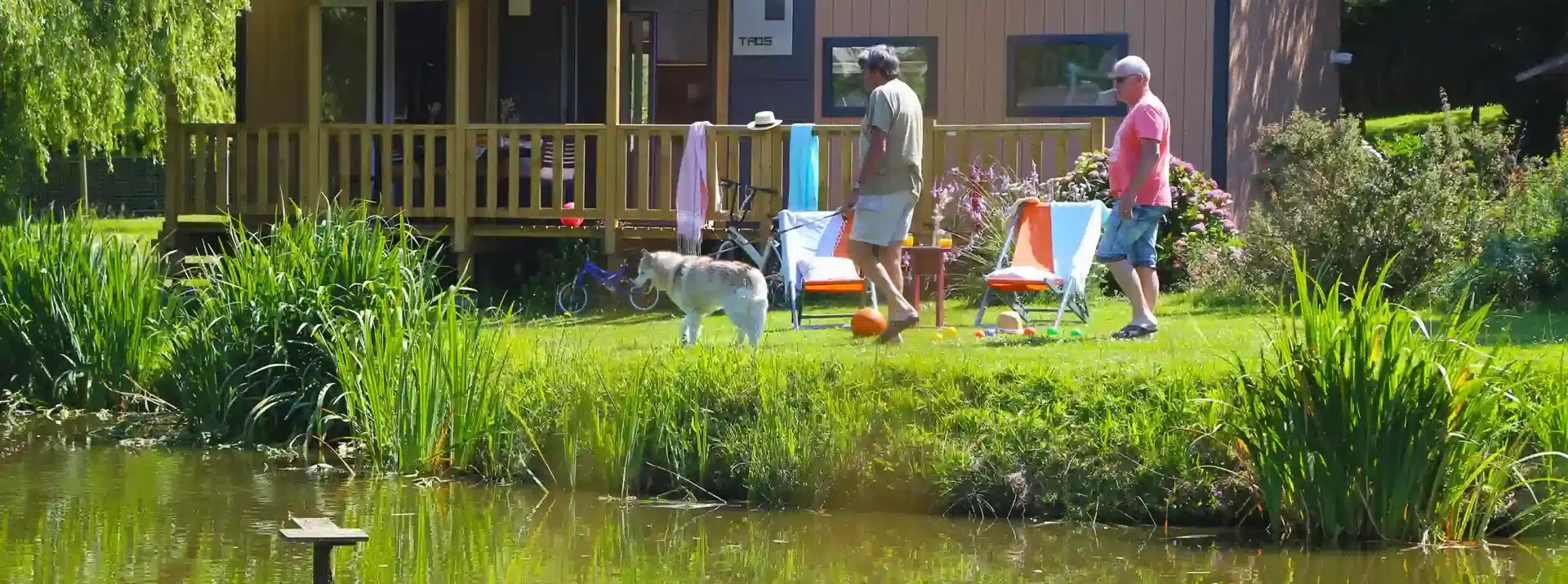 Camping pas cher à Bayeux, venez découvrir le camping L'Escapade 4 étoiles.